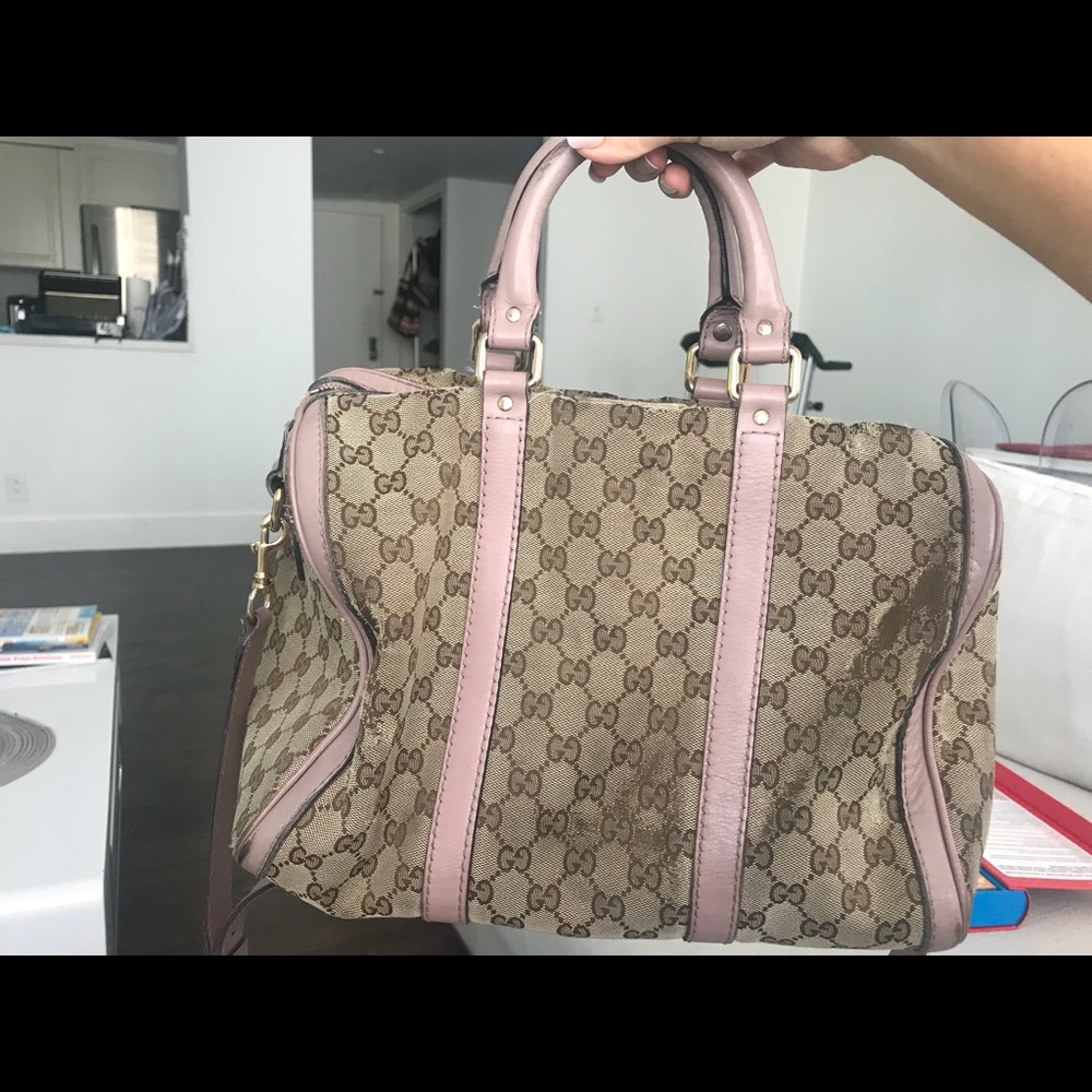 Gucci authentic pink Boston bag